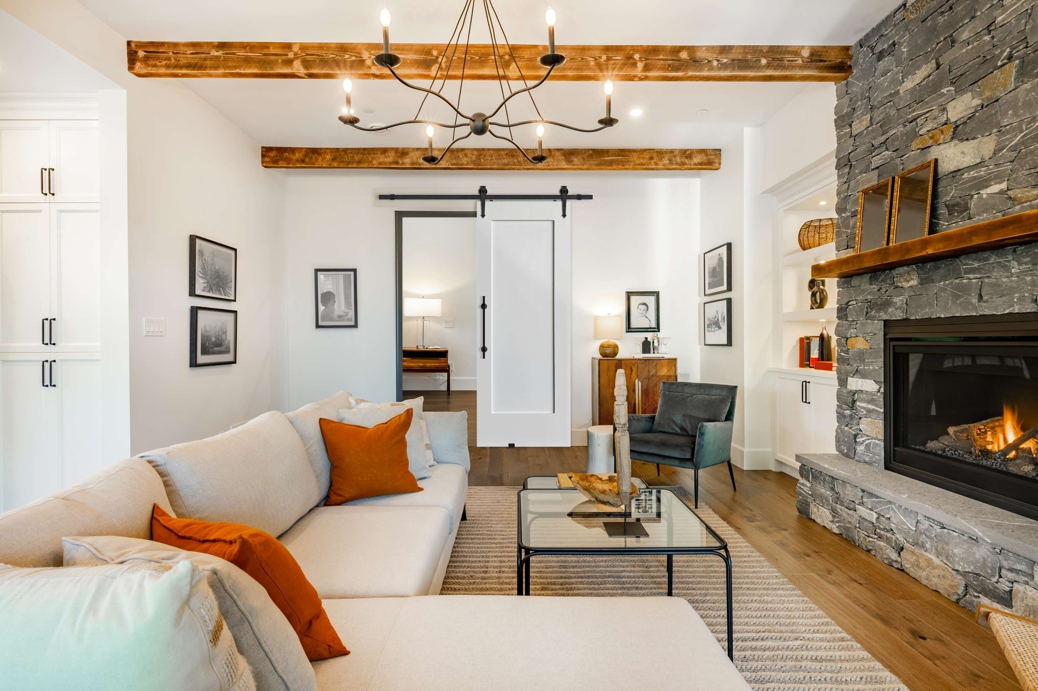 Barn Doors Work So Well for Organization