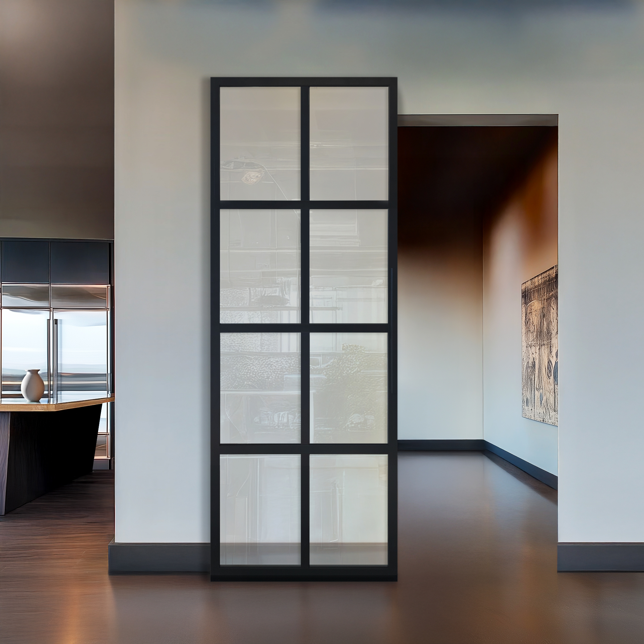 barn door hidden rail