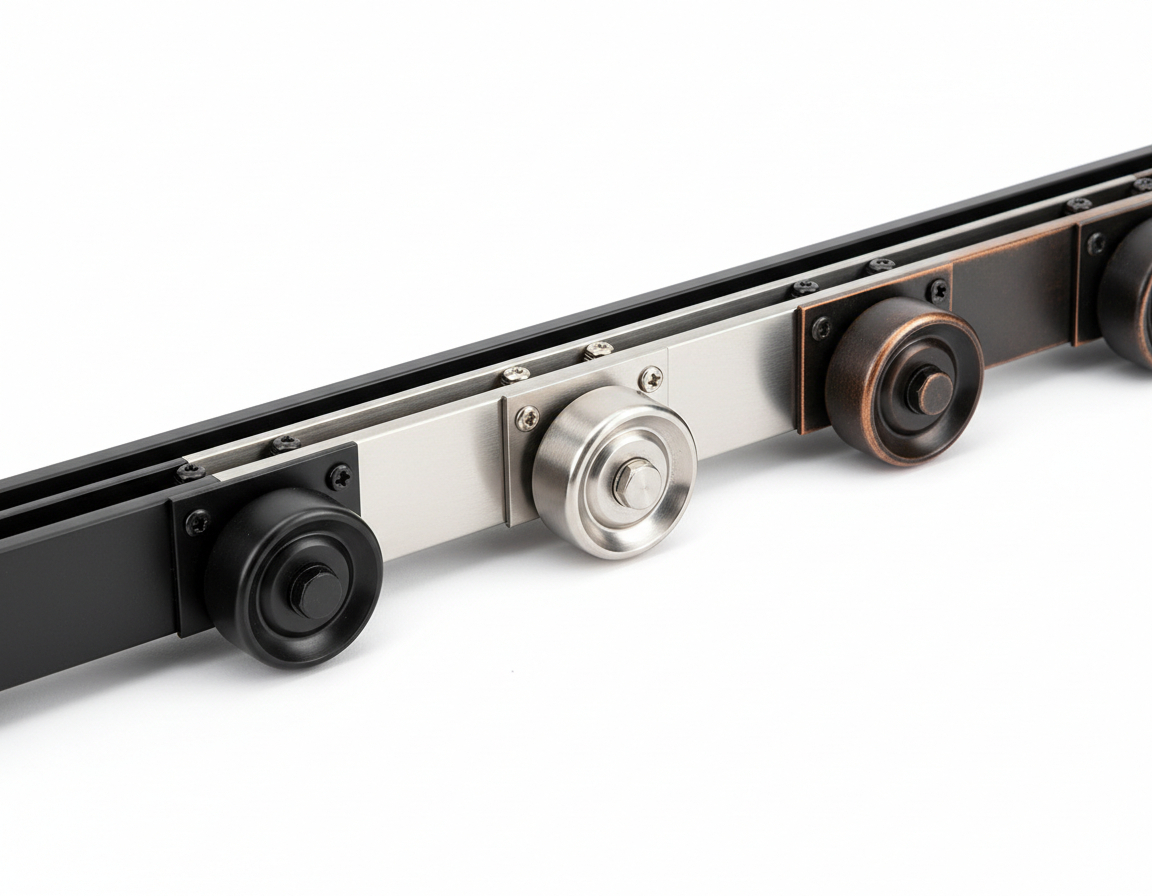 barn door hardware finishes